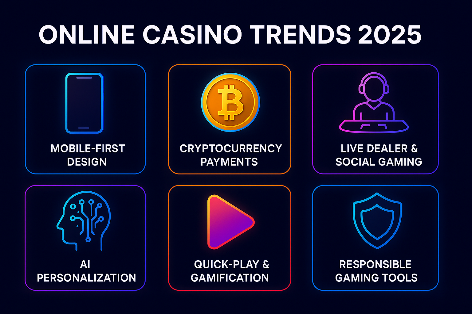 Online Casino Trends 2025: Mobile Gaming, Crypto Payments & AI‑Driven Play